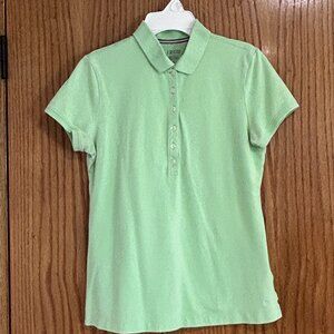 Izod Green Medium Polo Shirt